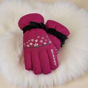 Isotoner Pink Winter Gloves 704KR L/XL Girls Youth Snow